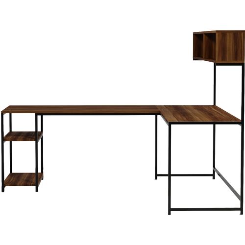Woody Fashion Studijski stol, Cansın Raflı L Çalışma Masası L164 slika 4