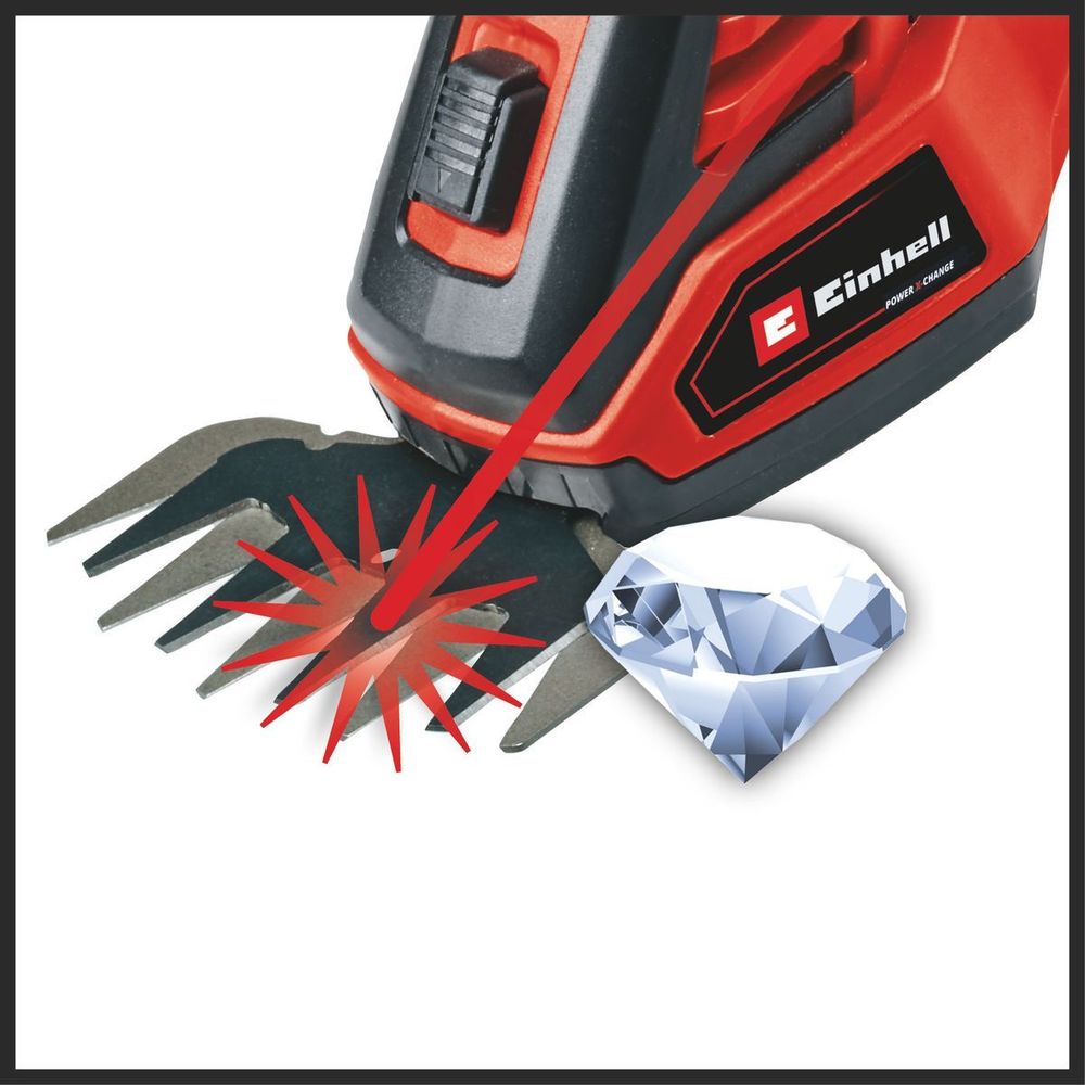Einhell Akumulatorske makaze GE-CG 18/100 Li-Solo + baterija i punjač slika 3
