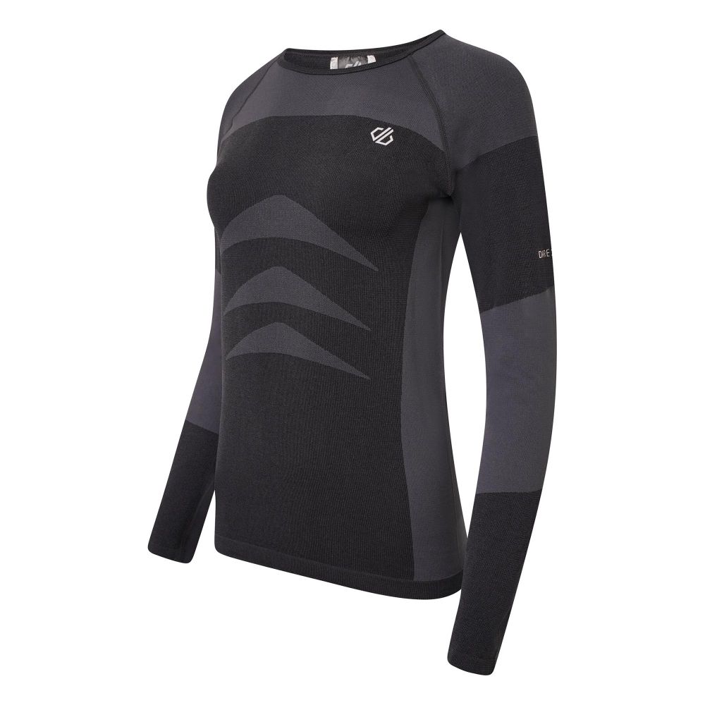 Dare2B Ženska termalna majica In The Zone II LS, Black slika 2