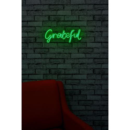 Wallity Ukrasna plastična LED rasvjeta, Grateful - Green slika 12