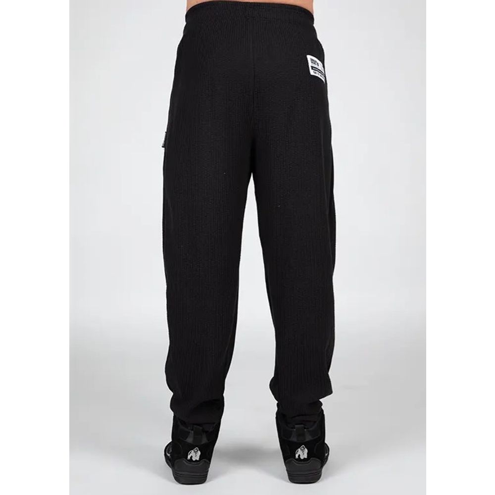 Gorilla Wear AUGUSTINE Old School Donji dio trenerke, Crno/Crveni slika 5