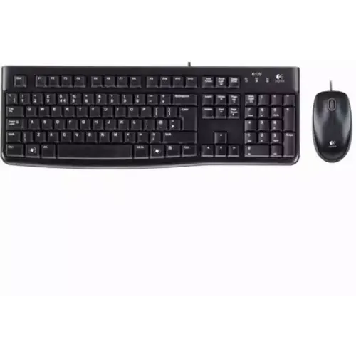 Tastatura + miš Logitech Deluxe MK120 US, crna slika 1