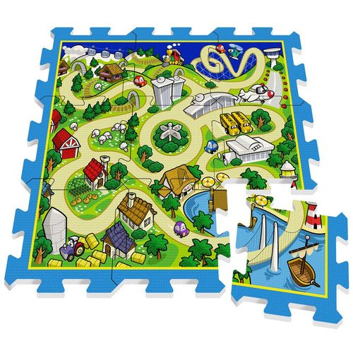 Podloga od pjene puzzle 31x31cm ulice slika 3