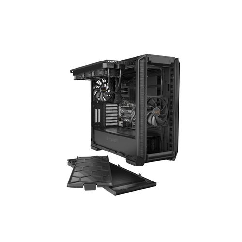 be quiet! BGW26 SILENT BASE 601 Window Black, MB compatibility: E-ATX / ATX / M-ATX / Mini-ITX, Two pre-installed be quiet! Pure Wings 2 140mm fans, Ready for water cooling radiators up to360mm slika 7