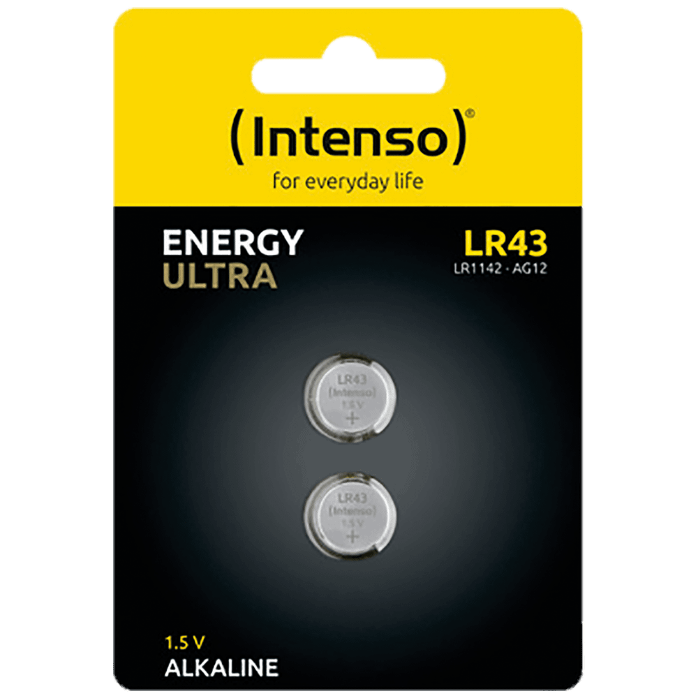 (Intenso) Baterija alkalna LR43/2, 1,5 V dugmasta, blister 2 kom slika 1