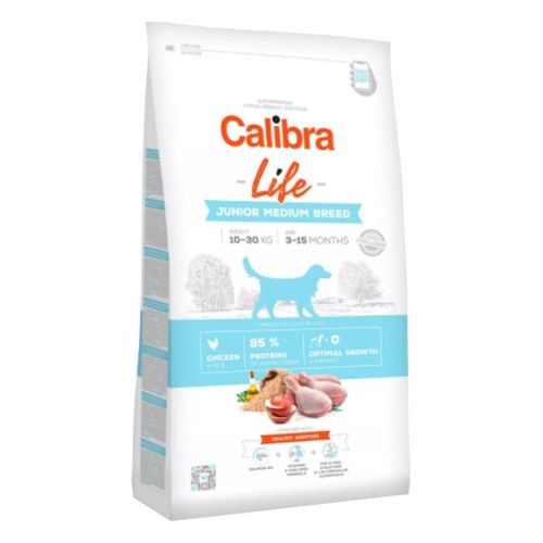 Calibra Dog Life Junior Medium Breed Piletina, hrana za pse 2,5kg slika 1