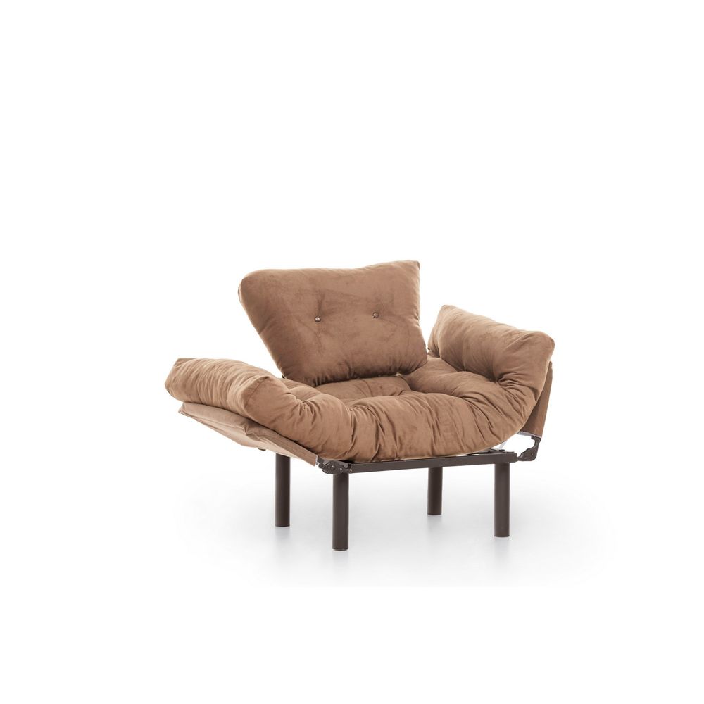 Nitta Single - Svijetlosmeđa Wing Chair slika 6