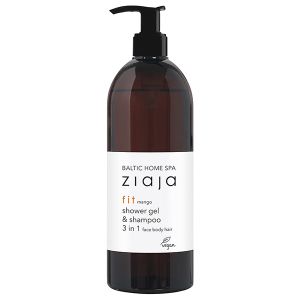 Ziaja  Baltic home spa fit 3 u 1 gel za tuširanje, šampon i gel za umivanje lica, mango 500 ml