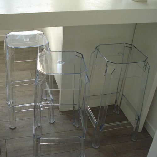 Dizajnerske polubarske stolice — MAKROLON • 2 kom. slika 6