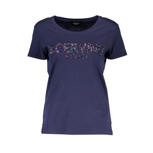 SCERVINO STREET WOMEN'S SHORT SLEEVE T-SHIRT BLUE