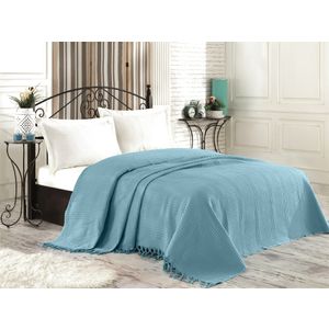 Double pique Peacook, colour: petrol green
