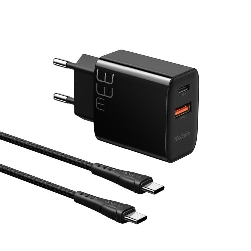 MCDODO CH-0922 SET 33W ZIDNI Punjač USB-C + USB-A + KABL 60W TIP-C, 1.2m slika 1