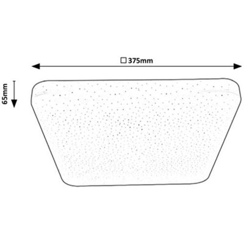 Rabalux LUCAS plafonjera.LED 24W,bela slika 4