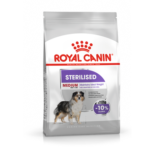 ROYAL CANIN CCN Medium Sterilised, potpuna hrana za pse - za kastrirane/sterilizirane odrasle pse srednje velikih pasmina (od 11 do 25 kg) - Stariji od 12 mjeseci - Psi skloni prekomjernoj tjelesnoj težini, 3 kg slika 1