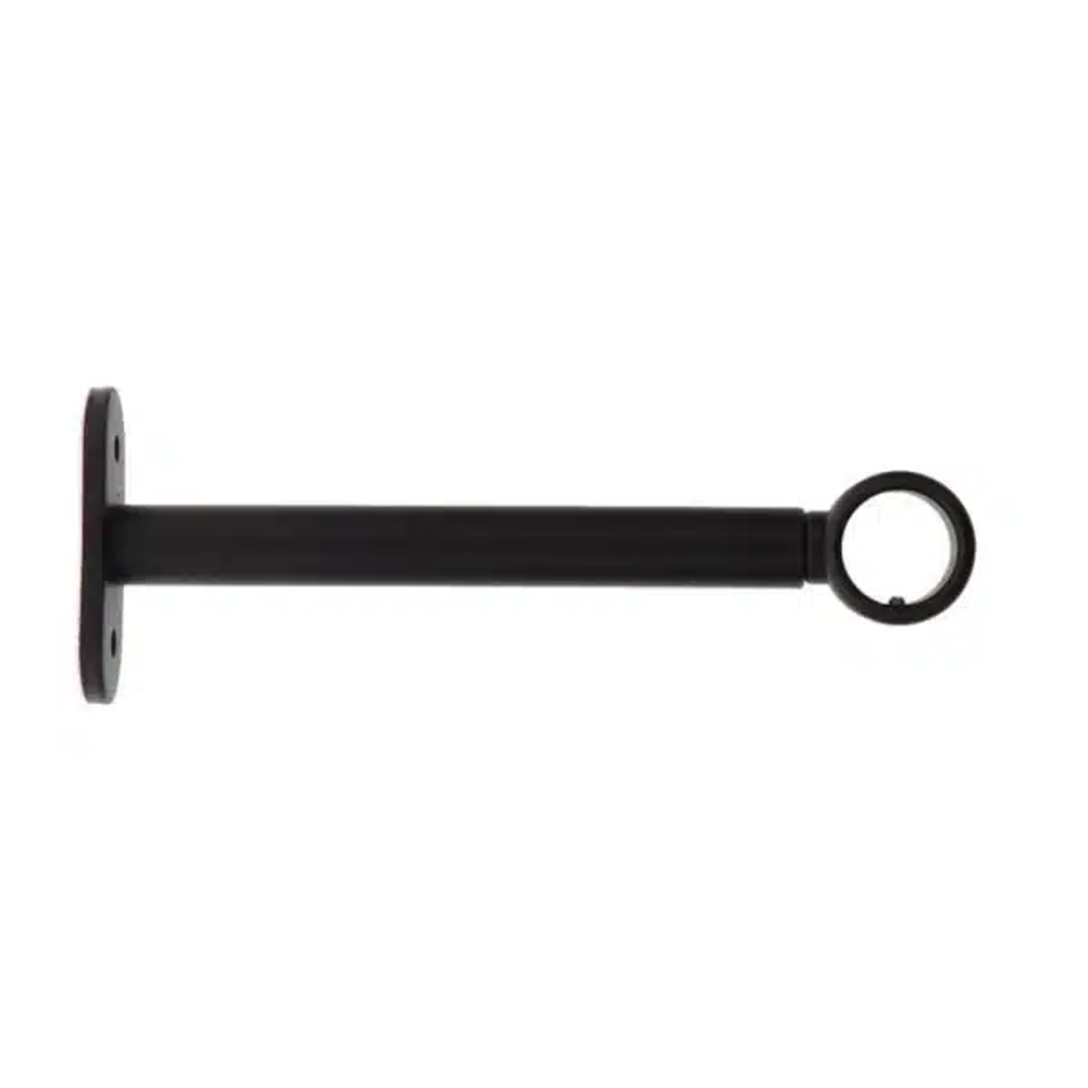 Luance nosač za metalnu karnišu eva 4, o20,150mm, 2/1 - crni slika 1