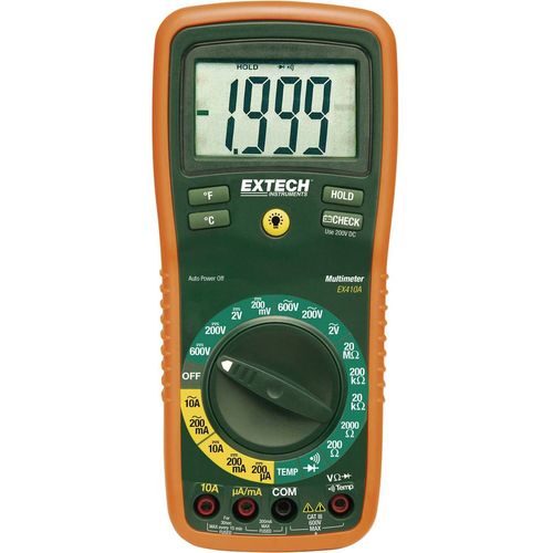 Extech EX410A ručni multimetar  digitalni  CAT III 600 V Zaslon (brojevi): 2000 slika 1