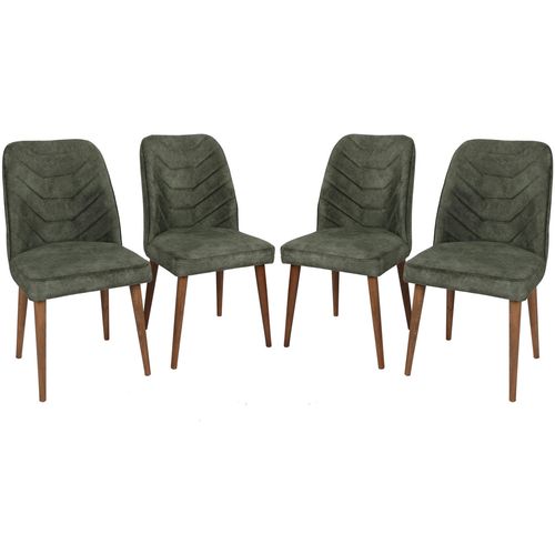 Dallas 558 V4  Walnut
Dark Green Chair Set (4 Pieces) slika 1