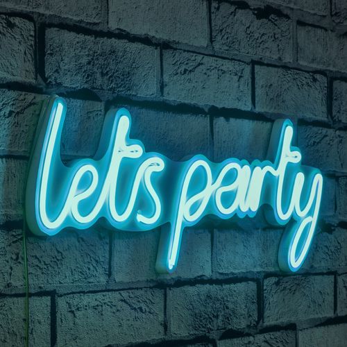 Wallity Ukrasna plastična LED rasvjeta, Lets Party - Blue slika 8