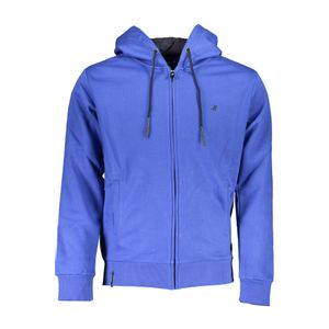 US GRAND POLO MEN'S BLUE ZIP SWEATSHIRT