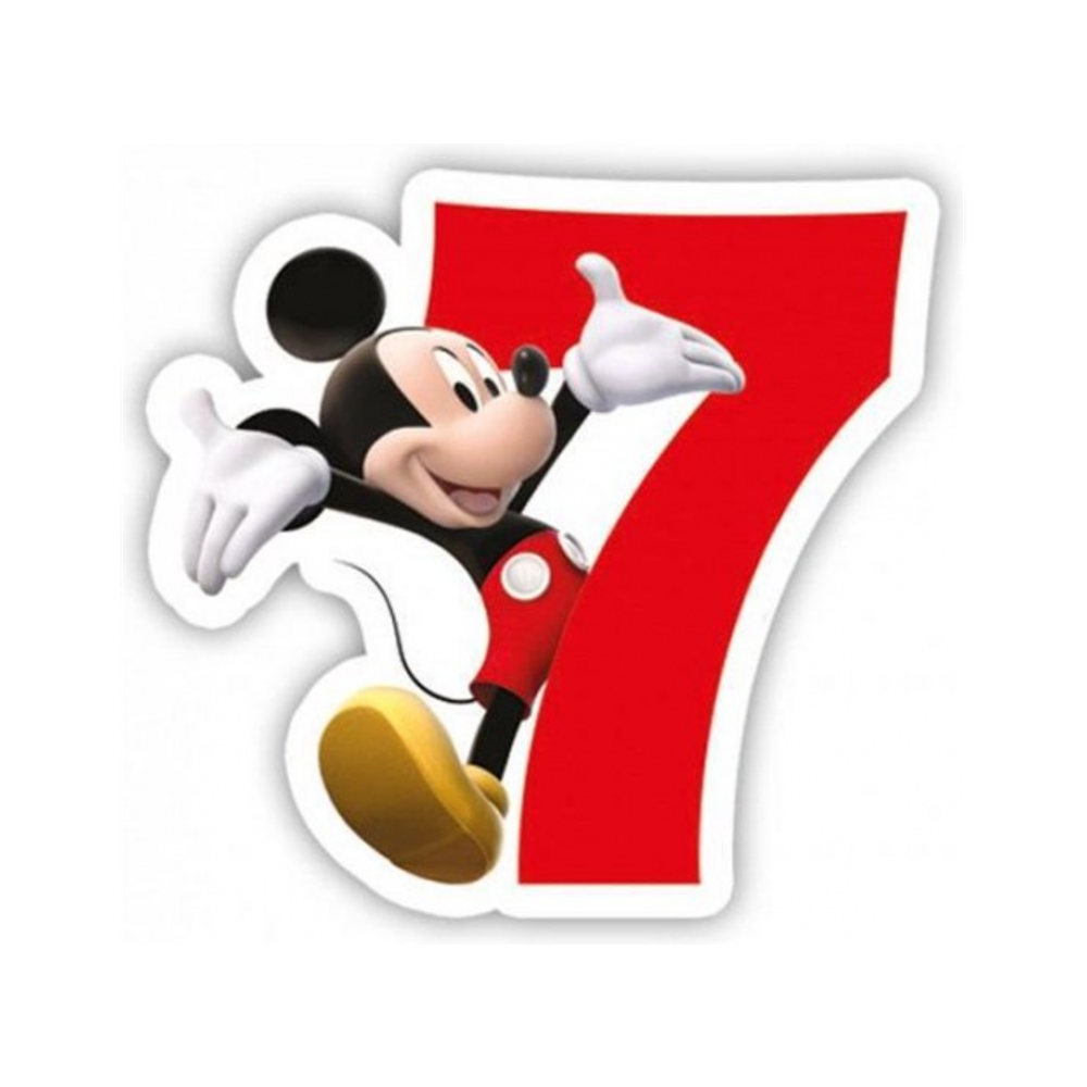 Svjećica rođendanska Mickey BR.7 slika 1