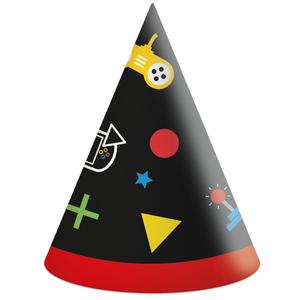 93774 Papirna kapa Gaming Party 6kom
