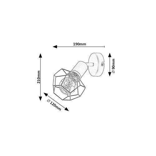 Rabalux Fran zidna lampa 71065 slika 3