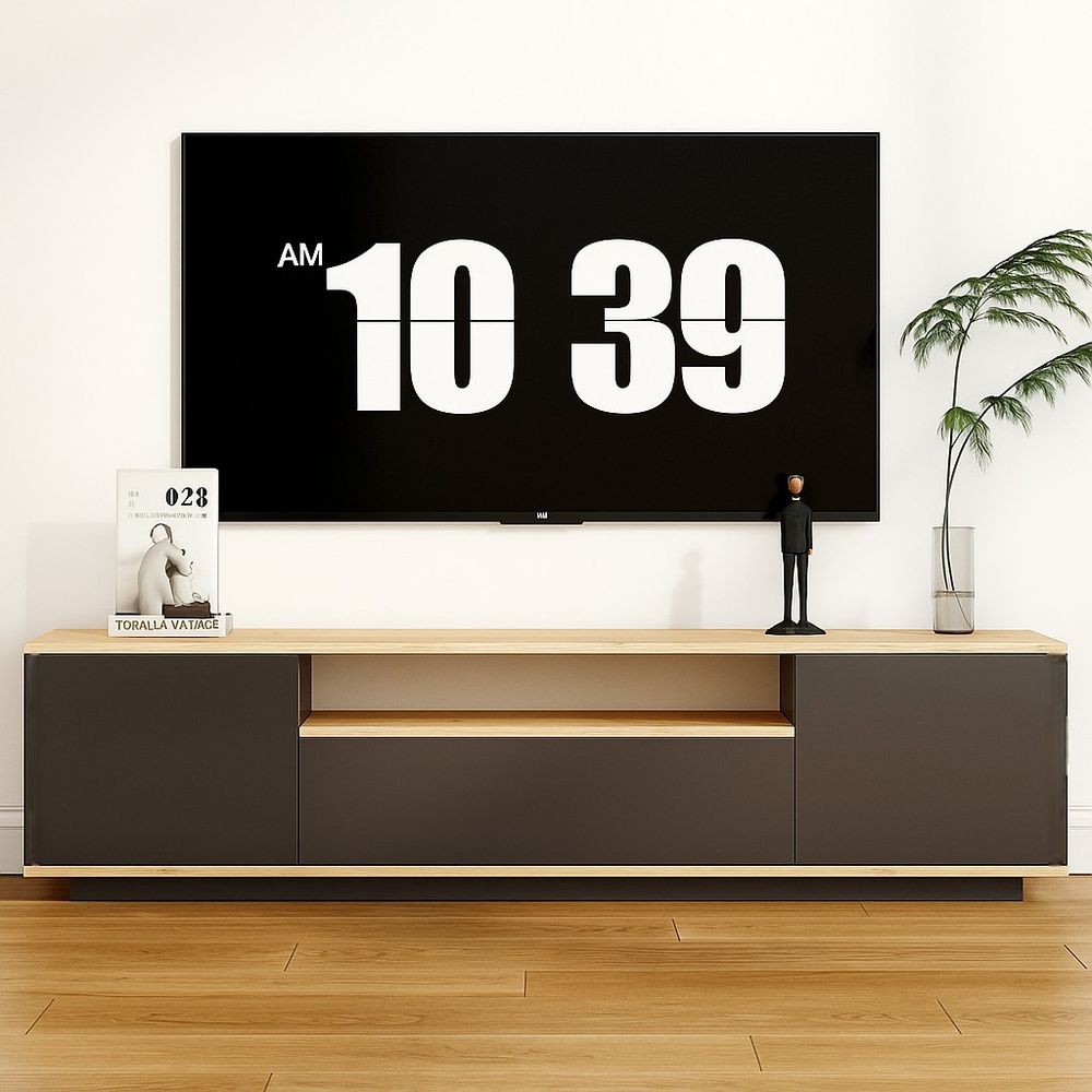 TV Kabinet Linea Antracit slika 2