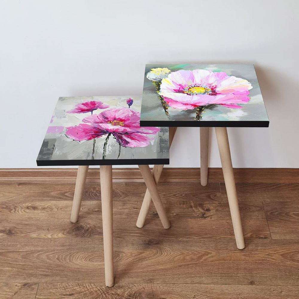 Nesting stolovi 2Shp459 - (2 komada) - boje: višebojni slika 1