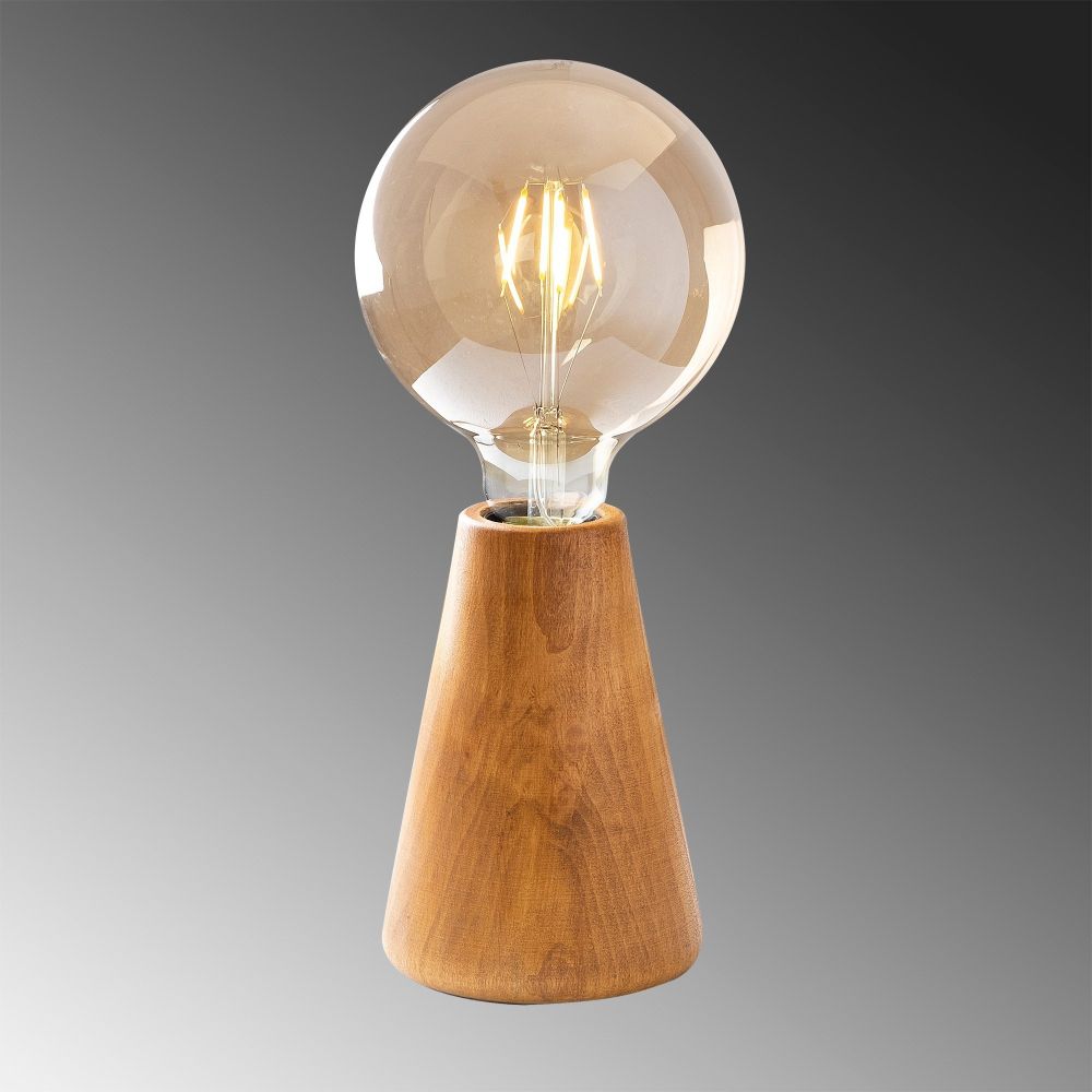 Kavuk - NT - 129-US Drvena Stolna Lampa slika 3