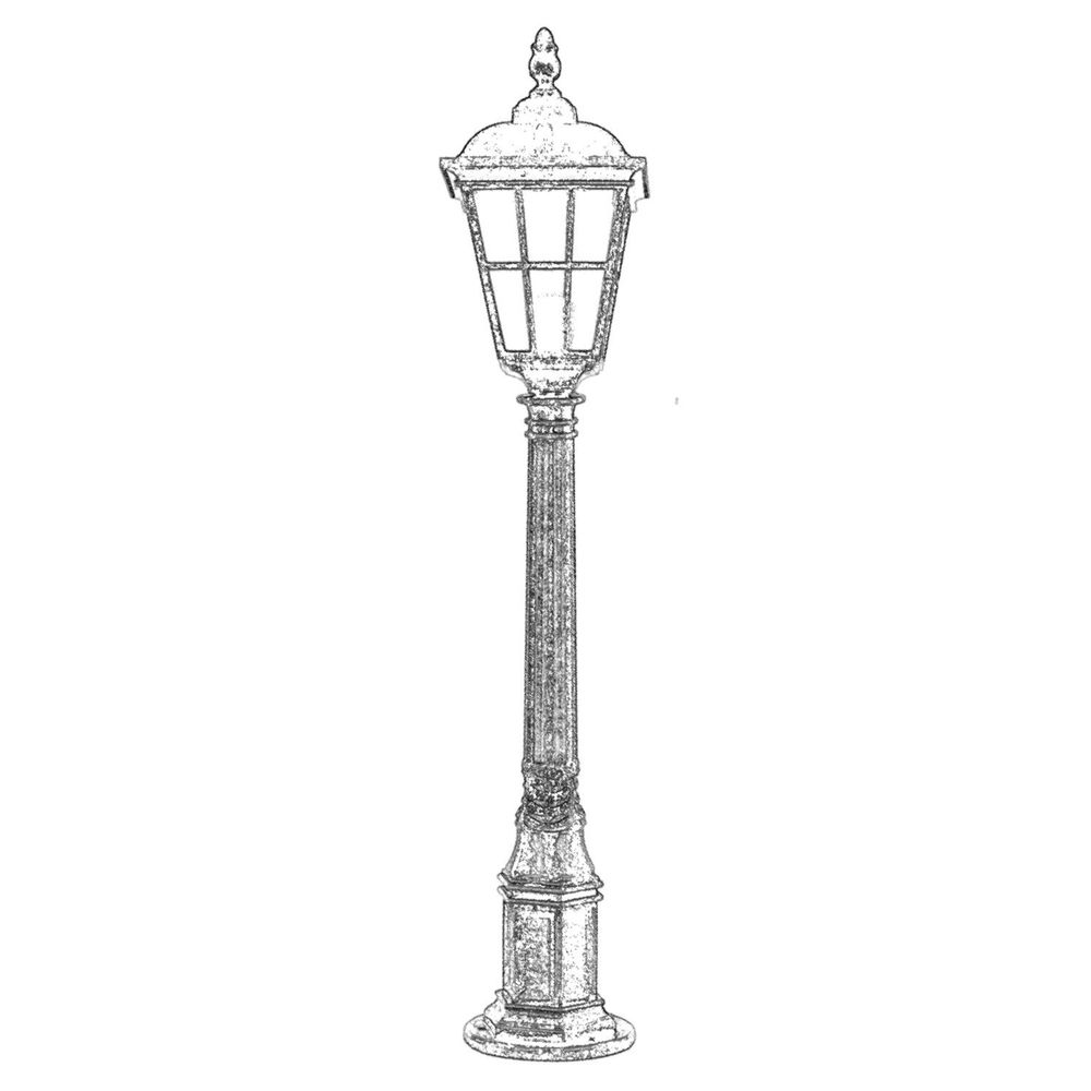BSU-68183-BKR-B Smeđi Spoljašnji Podni Lampa slika 2