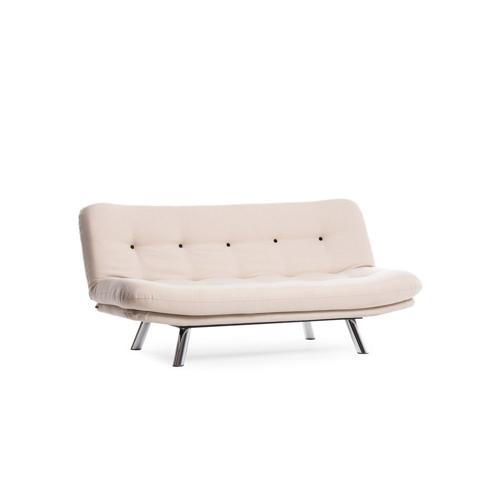 Misa Small Sofabed v3 - Krem Sofa na Razvlačenje za 3 Osobe slika 7