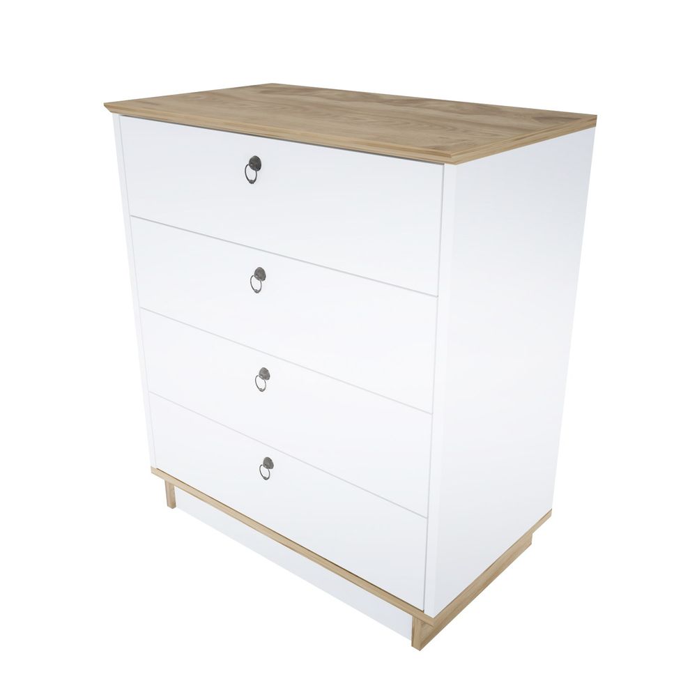 Komoda Sahra - Hrast, Bijela Boja, WhiteOak slika 4