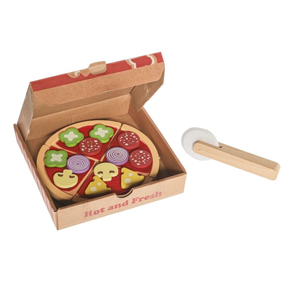 Zopa Set za igru - Drvena pizza u kutiji slika 2