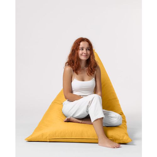 Atelier Del Sofa Vreća za sjedenje, Pyramid Big Bed Pouf - Yellow slika 9
