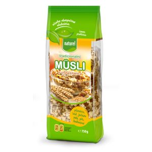 Naturel tradiconalni muesli 6 vrsta žitarica 750g