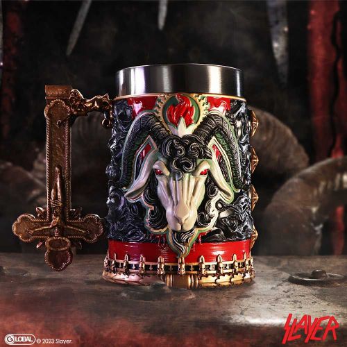 NEMESIS NOW SLAYER REIGN IN BLOOD TANKARD 15.3CM slika 8