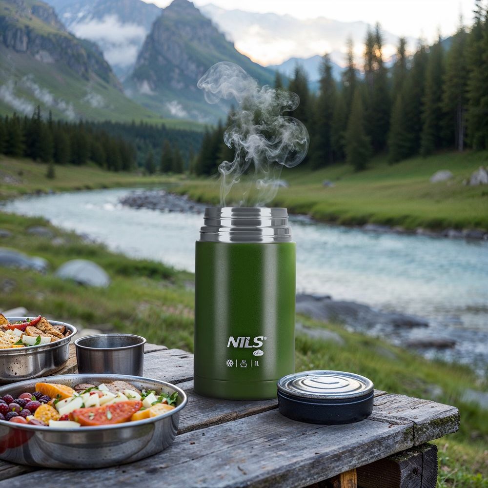 Nc3802 kutija za ručak 1000 ml zeleni nils kamp slika 4