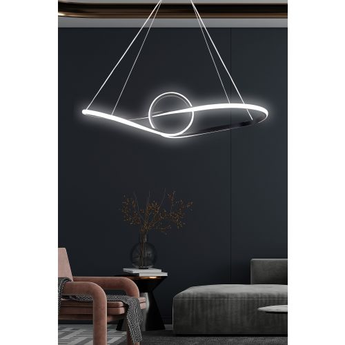 Canum Black-White Light Black Chandelier slika 2