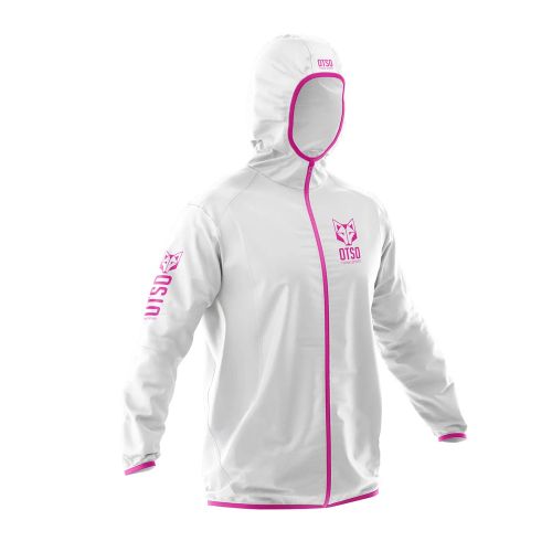 Otso jakna vodootporna Unisex White Fluo Pink slika 1