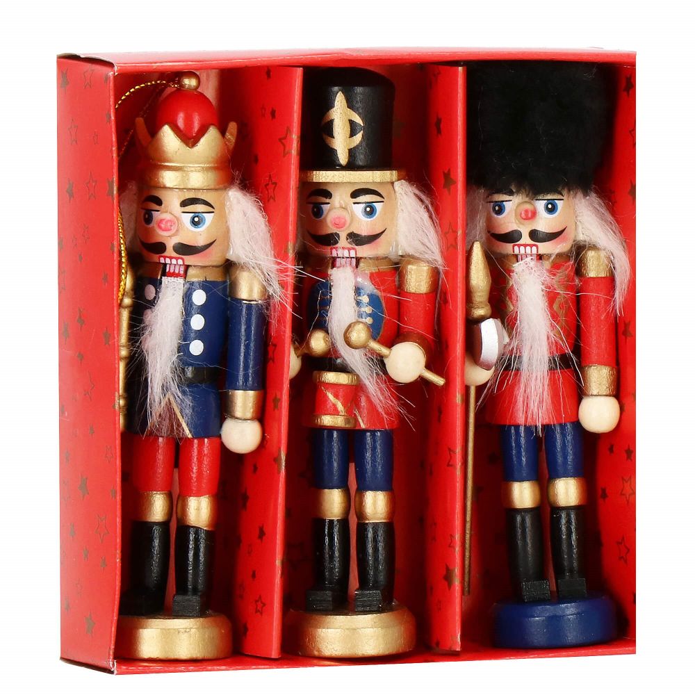CA0823 BOŽIĆNI UKRAS S ORAŠARIMA 12,5 CM 3 KOM. slika 11