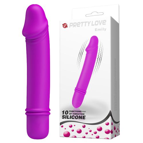 Ljubičasti Silkonski Vibrator Emily slika 1