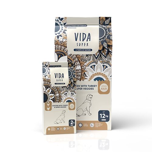 Vida Super Adult Medium i Large Piletina, Ćuretina i Povrće 2 kg slika 1