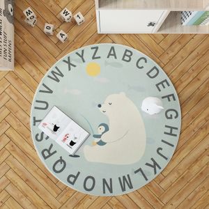 Plavi Tepih Woopamuk095 (90 x 90 cm)