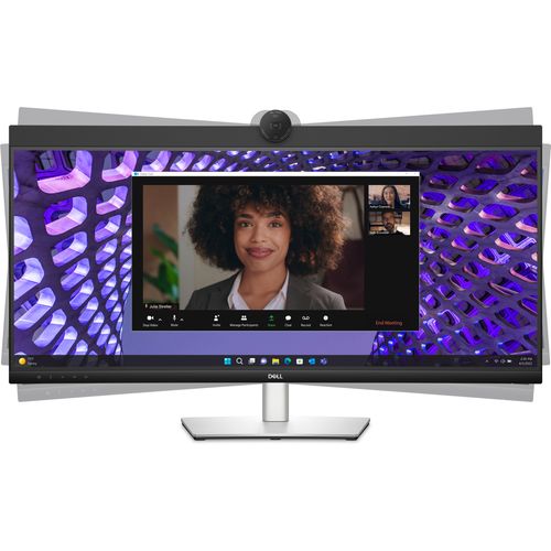 DELL 34.1 inch P3424WEB WQHD Video konferencijski zakrivljeni IPS monitor slika 10