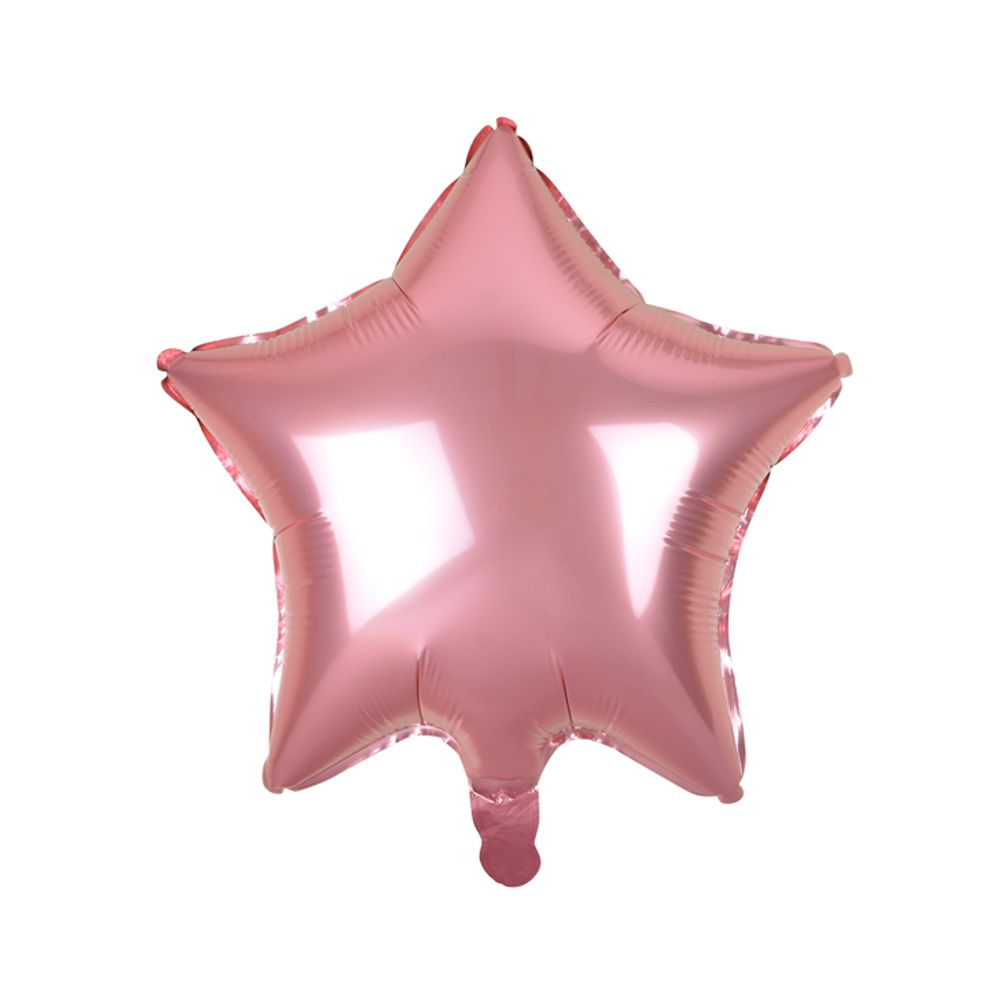 Folijski balon Zvijezda 48cm, Svijetlo Roza slika 1