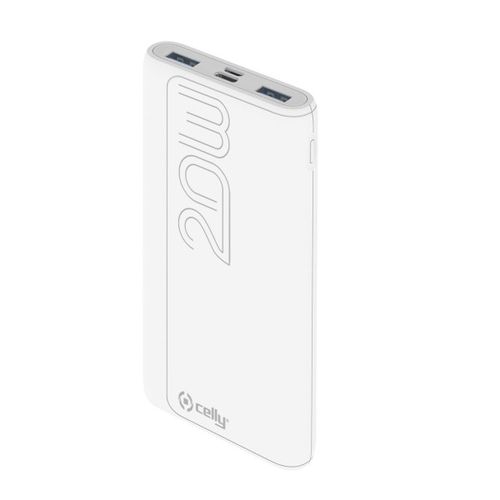 CELLY Powerbank EVO od 10000mAh u BELOJ boji slika 1