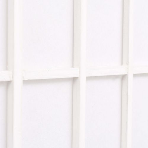 Sklopiva sobna pregrada sa 6 panela u japanskom stilu 240x170 cm bijela slika 8