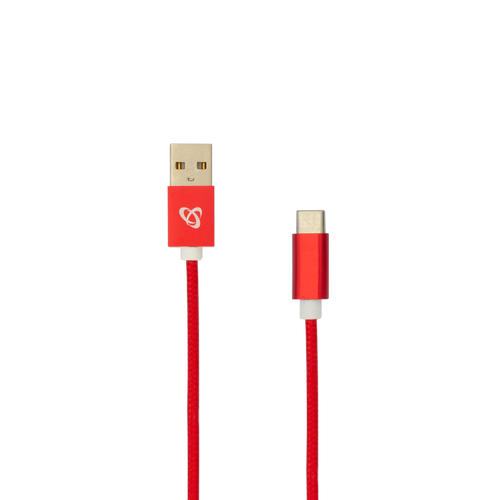 SBOX kabel USB->TYPE C M/M 1,5M fruity crveni slika 3