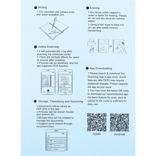 Set SMART NOTE: notes spiralni A5+piši-briši olovka+krpica sort P96 slika 3