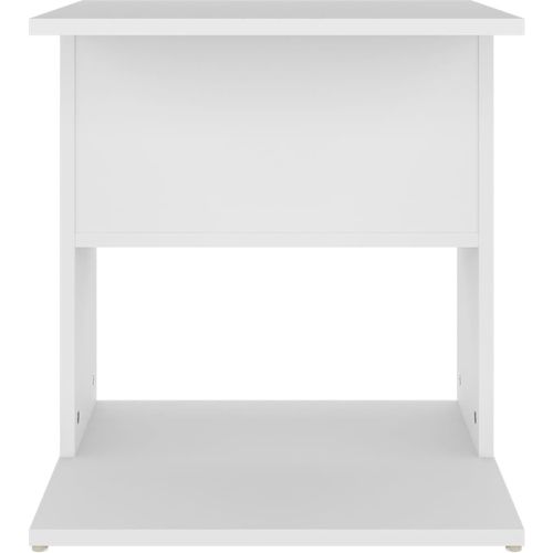 Bočni stolić bijeli 45 x 45 x 48 cm od iverice slika 10
